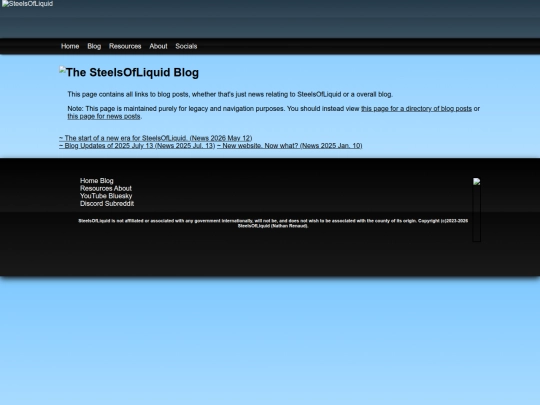 blog screenshot