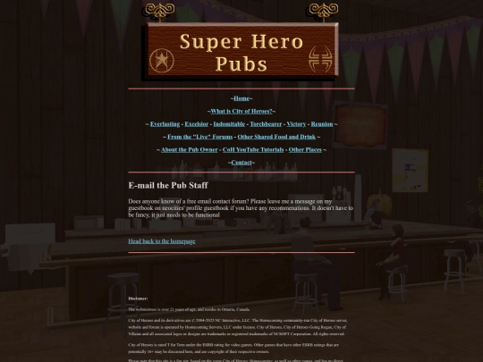 Contact-form screenshot