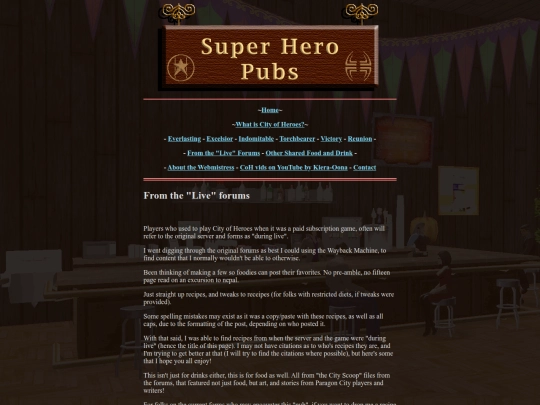 OG-COH-Forums-drinks-and-snacks screenshot