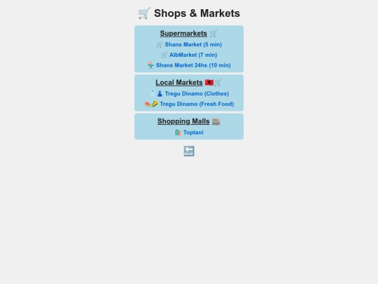 supermarkets screenshot