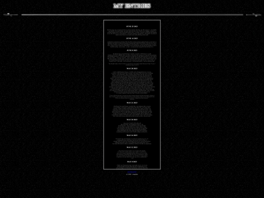 entries screenshot