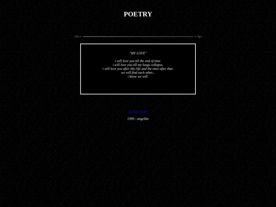 poetry screenshot