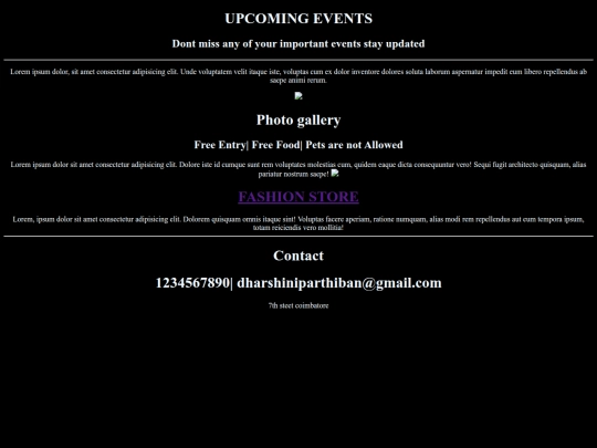 event screenshot