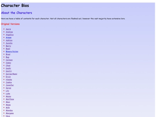 character-bios screenshot