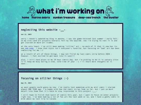 blog screenshot