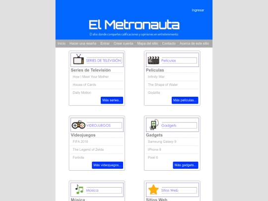 index screenshot