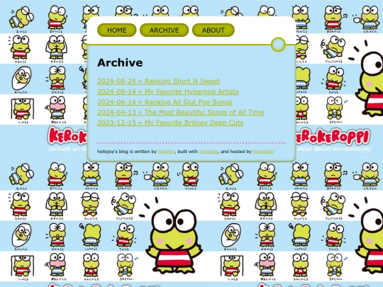 zonelet/archive screenshot