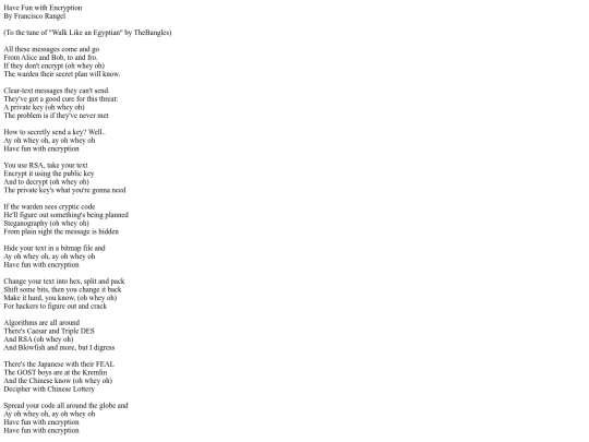 Index Data/Encryption Poetry/Have Fun with Encryption screenshot
