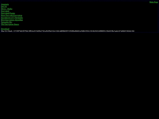 Index Pages/Sub-Index/EncryptionPoetry screenshot