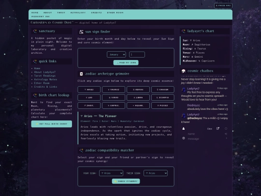 astrology screenshot