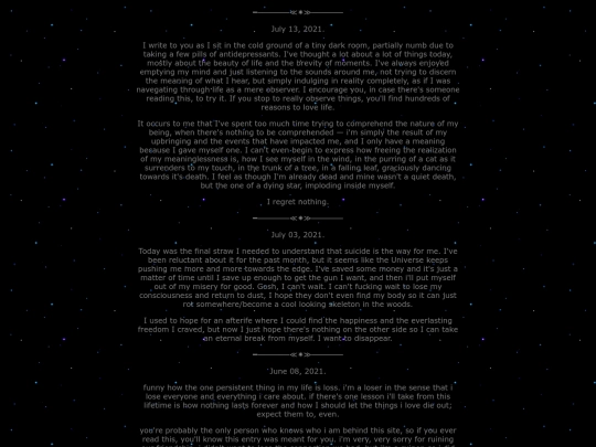 entries screenshot