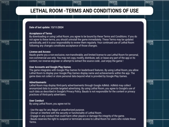 LethalRoom/LR condition screenshot