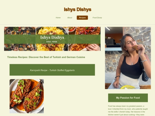 recipes screenshot