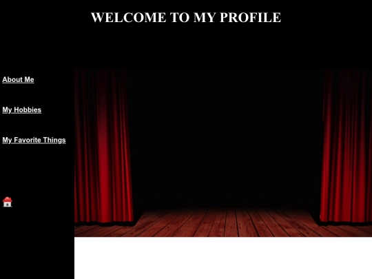My Profile screenshot