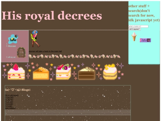 Blogpage screenshot