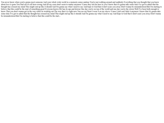 lyrics screenshot
