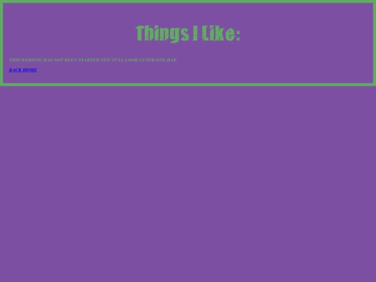 webpages/thingsilike screenshot