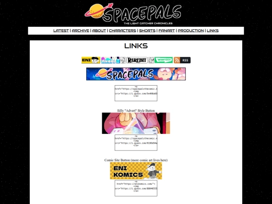 links screenshot