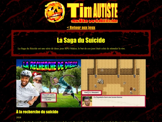 jeux/suicide screenshot