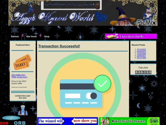 shop/purchase/success screenshot