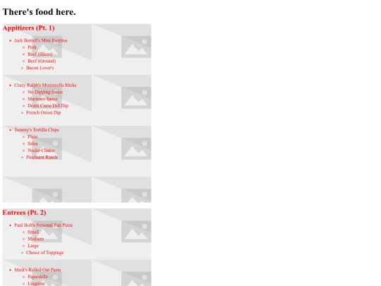 MMMMMMMenu screenshot