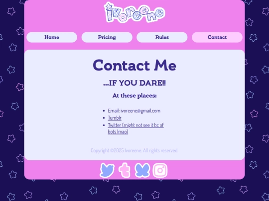 contact screenshot