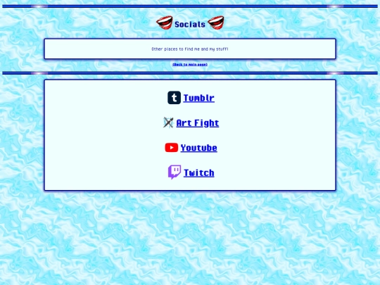 socials screenshot