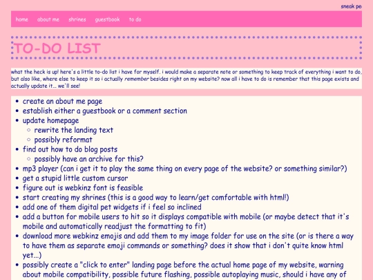 todo screenshot