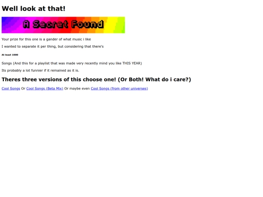 Other/Hiddensonglist screenshot