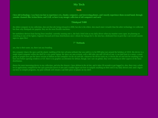 tech screenshot