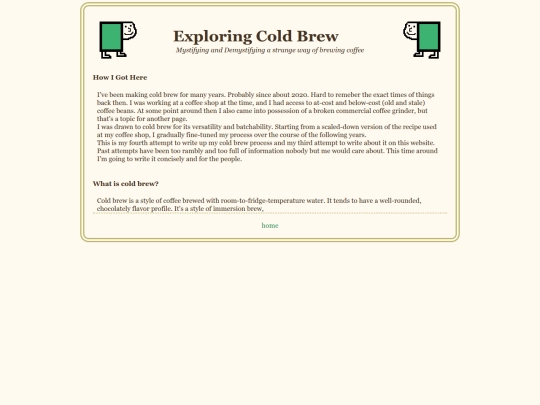 coffee/coldbrew screenshot