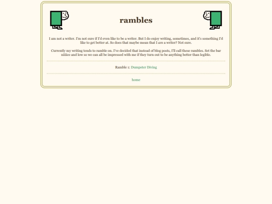 rambles/rambles screenshot