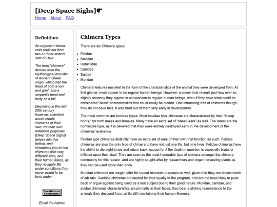 types screenshot