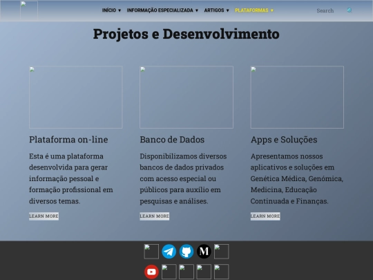 Projetos screenshot