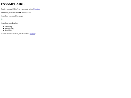 index screenshot