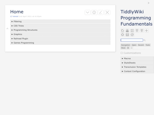 CJ_TiddlyWikiProgramming screenshot