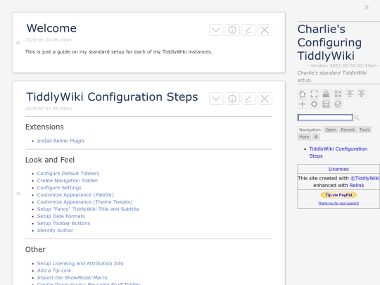 CJ_TiddlyWiki_Configuration screenshot