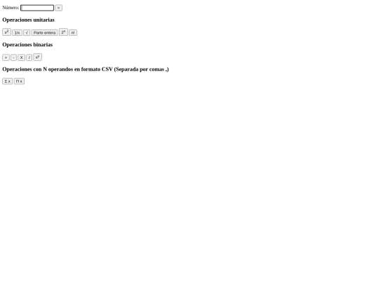 calculadora screenshot