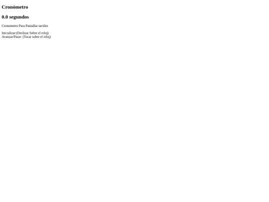 cronometro screenshot
