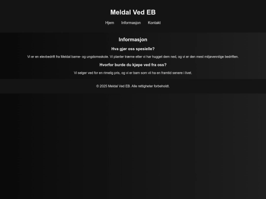 informasjon screenshot