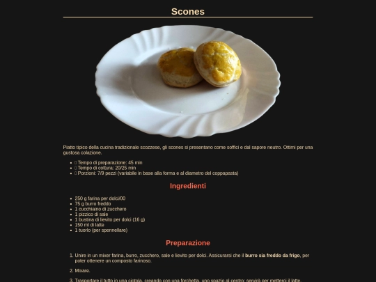 scones screenshot