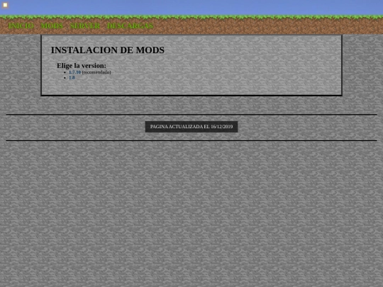 es/minecraft/descargar_mods screenshot