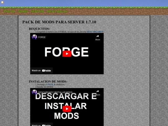 es/minecraft/pack screenshot