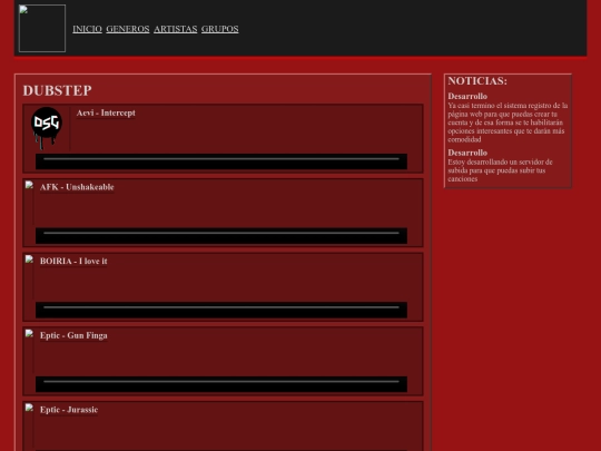musica/dubstep screenshot