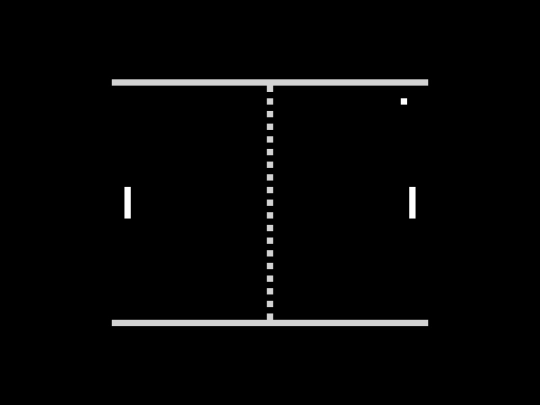 js/pong screenshot