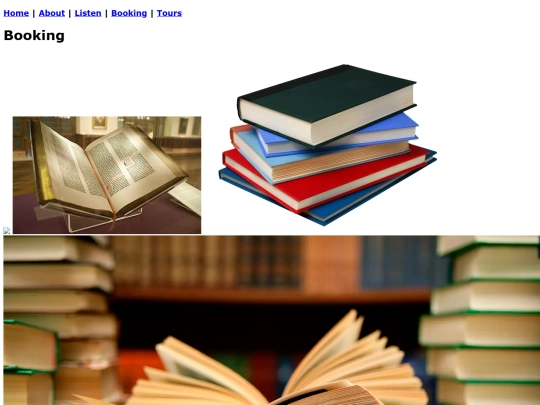 booking screenshot