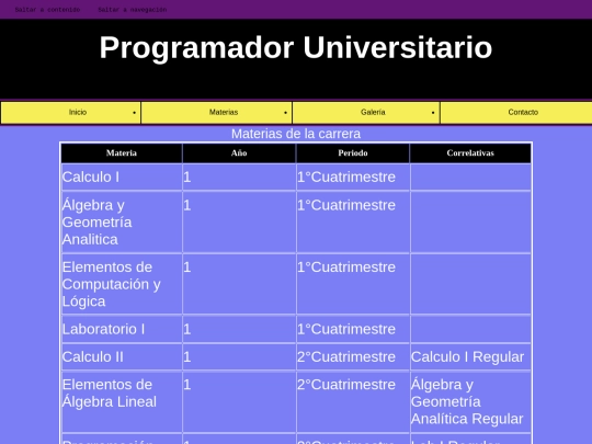 PU/html/tabla screenshot
