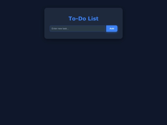 todolist screenshot