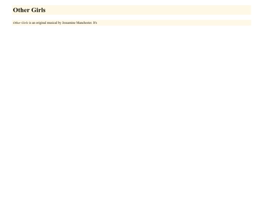 mediarecs/othergirls screenshot