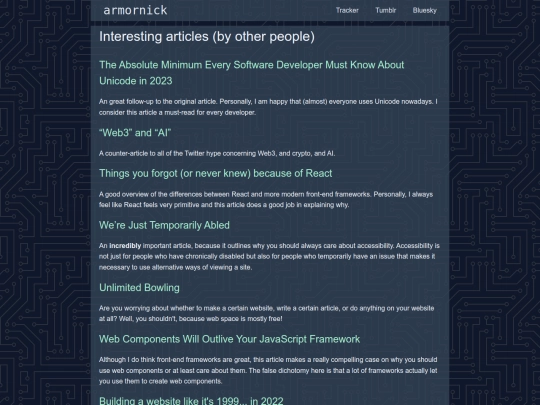 interesting-reads screenshot
